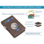 TRAVANDO Slim Wallet with Money Clip RIO RFID Blocking Card Mini Bifold Men
