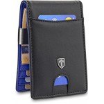 TRAVANDO Slim Wallet with Money Clip RIO RFID Blocking Card Mini Bifold Men