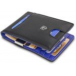 TRAVANDO Slim Wallet with Money Clip RIO RFID Blocking Card Mini Bifold Men