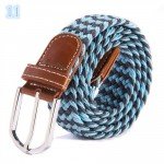 The new stretch woven elastic belt Factory direct cash belt Men Women belt canvas 20 colors belts The new stretch woven elastic belt Factory direct cash belt Men Women belt canvas 20 colors belts