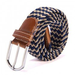 The new stretch woven elastic belt Factory direct cash belt  Men Women belt canvas 20 colors belts