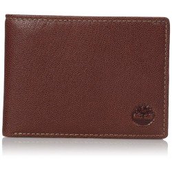 Timberland Men's Genuine Leather RFID Blocking Passcase Security Wallet
