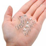 Tornito 4 Pairs Stainless Steel Ear Cuff Helix Cartilage Clip On Wrap Earrings Fake Nose Ring Non-Piercing Adjustable