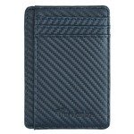 Travelambo Front Pocket Minimalist Leather Slim Wallet RFID Blocking Medium Size