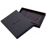 Travelambo Front Pocket Minimalist Leather Slim Wallet RFID Blocking Medium Size