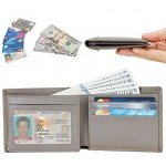 Travelambo Genuine Leather RFID Blocking Wallets Mens Wallet Bifold Left ID Travelambo Genuine Leather RFID Blocking Wallets Mens Wallet Bifold Left ID