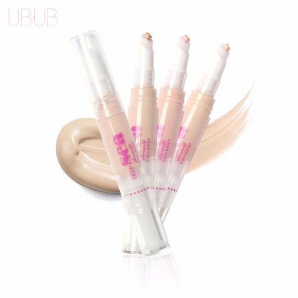 UBUB Face Makeup 3 Colors Optional Concealer Liquid Brush Convenient Rotary Concealer Brush Professional  Makeup Brand