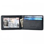 Ultra Slim Mini Size Wallet ID Window Card Case with RFID Blocking