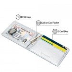 Ultra Slim Mini Size Wallet ID Window Card Case with RFID Blocking