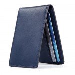 Ultra Slim Mini Size Wallet ID Window Card Case with RFID Blocking