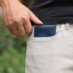 Ultra Slim Mini Size Wallet ID Window Card Case with RFID Blocking
