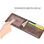 Ultra Slim Mini Size Wallet ID Window Card Case with RFID Blocking