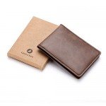 Ultra Slim Mini Size Wallet ID Window Card Case with RFID Blocking
