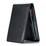Ultra Slim Mini Size Wallet ID Window Card Case with RFID Blocking