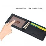 Ultra Slim Mini Size Wallet ID Window Card Case with RFID Blocking