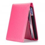 Ultra Slim Mini Size Wallet ID Window Card Case with RFID Blocking