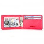 Ultra Slim Mini Size Wallet ID Window Card Case with RFID Blocking