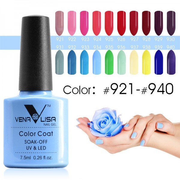 Venalisa nail Color GelPolish CANNI manicure Factory new products 7.5 ml Nail Lacquer Led&UV Soak off Color Gel Varnish lacquer 