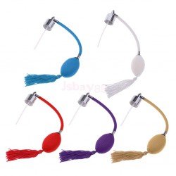 Vintage Refillable Perfumes Bottle Tube with Spray Atomizer Bulb 18mm Perfect Gift for your Friends Purple