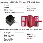 WOZEAH Women's PU Leather RFID Large Capacity Long Wallet Clutch Pures handbags Credit Card Holder Organizer Ladies Purse