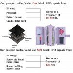 WOZEAH Women's PU Leather RFID Large Capacity Long Wallet Clutch Pures handbags Credit Card Holder Organizer Ladies Purse