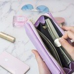 WOZEAH Women's PU Leather RFID Large Capacity Long Wallet Clutch Pures handbags Credit Card Holder Organizer Ladies Purse