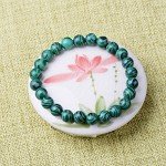 WRCXSTONE Natural 8mm Gorgeous Semi-Precious Gemstones Healing Crystal Stretch Beaded Bracelet Unisex