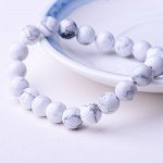 WRCXSTONE Natural 8mm Gorgeous Semi-Precious Gemstones Healing Crystal Stretch Beaded Bracelet Unisex