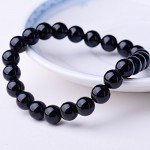 WRCXSTONE Natural 8mm Gorgeous Semi-Precious Gemstones Healing Crystal Stretch Beaded Bracelet Unisex