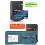 Wallet for Men-Genuine Leather RFID Blocking Bifold Stylish Wallet With 2 ID Window