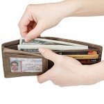 Wallet for Men-Genuine Leather RFID Blocking Bifold Stylish Wallet With 2 ID Window