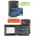 Wallet for Men-Genuine Leather RFID Blocking Bifold Stylish Wallet With 2 ID Window