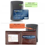 Wallet for Men-Genuine Leather RFID Blocking Bifold Stylish Wallet With 2 ID Window