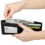 Wallet for Men-Genuine Leather RFID Blocking Bifold Stylish Wallet With 2 ID Window
