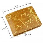 Wallet for Men-Genuine Leather RFID Blocking Bifold Stylish Wallet With 2 ID Window