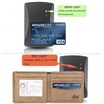 Wallet for Men-Genuine Leather RFID Blocking Bifold Stylish Wallet With 2 ID Window