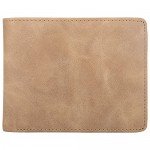 Wallet for Men-Genuine Leather RFID Blocking Bifold Stylish Wallet With 2 ID Window