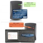 Wallet for Men-Genuine Leather RFID Blocking Bifold Stylish Wallet With 2 ID Window