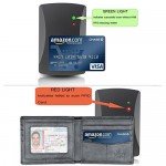 Wallet for Men-Genuine Leather RFID Blocking Bifold Stylish Wallet With 2 ID Window