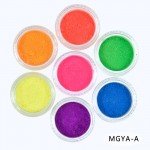 Wholesale-7colors Neon Pigment Powder Ombre Neon Pigments Gradient Nail Neon Powder Gradient Pigments Dust (3g jar 7jars/set)