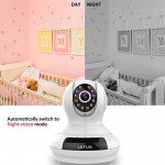 WiFi Camera, LeFun Wireless Surveillance Camera IP Camera Nanny Cam with Pan Tilt Zoom Motion Detect Two Way Audio Night Vision Remote Control 2.4G WiFi for Baby Monitor