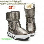 Winter Women Boots  thermal boots lady shoes boys girls waterproof snow boot plus size fashion shoe non-slip thick fur free ship