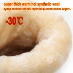 Winter Women Boots  thermal boots lady shoes boys girls waterproof snow boot plus size fashion shoe non-slip thick fur free ship