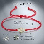 Wistic Hamsa Evil Eye Adjustable Bracelet Kabbalah Silver String Bracelet for Women Men Girls boys