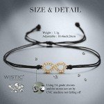 Wistic Hamsa Evil Eye Adjustable Bracelet Kabbalah Silver String Bracelet for Women Men Girls boys