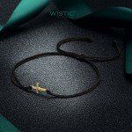 Wistic Hamsa Evil Eye Adjustable Bracelet Kabbalah Silver String Bracelet for Women Men Girls boys