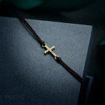Wistic Hamsa Evil Eye Adjustable Bracelet Kabbalah Silver String Bracelet for Women Men Girls boys