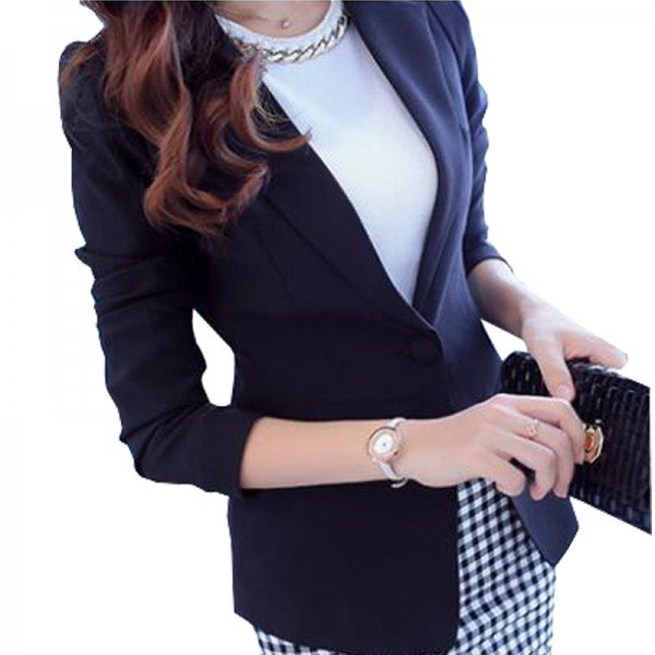 Women Blazers And Jackets 2017 Autumn Winter Cardigans Slim Fit Coats Long Sleeve Suit Jacket Plus Size Blaser Femenino