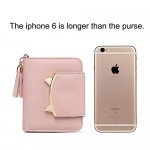 Women Cute Cat Mini Wallet Design Coin Purse leather Wrist Strap