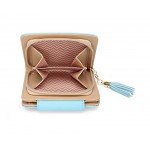 Women Cute Cat Mini Wallet Design Coin Purse leather Wrist Strap